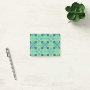 Blaue Pfeile Post-it Klebezettel