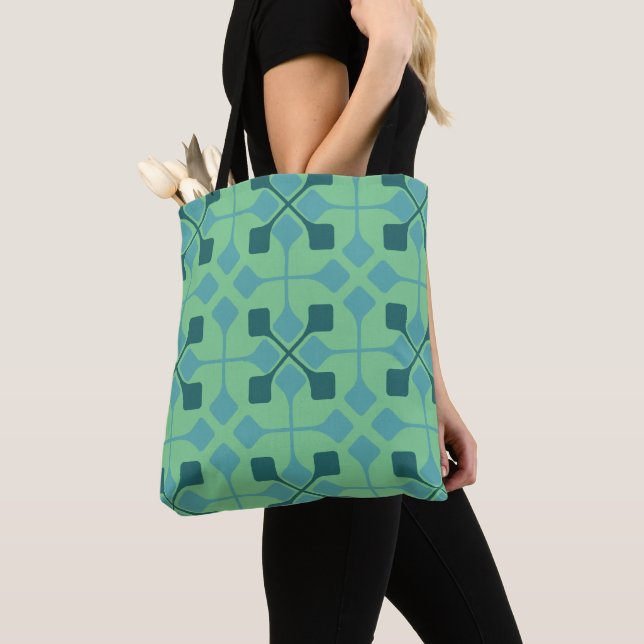 Blaue Pfeile Tasche (Von Nahem)