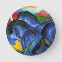 Blaue Pferdeuhr Franz Marcs