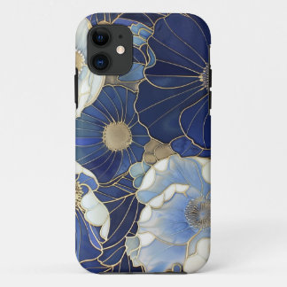 Blaue Pflaumen Vintag Inspiriert Case-Mate iPhone Hülle