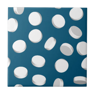 blaue Pillen Drogen Fliese