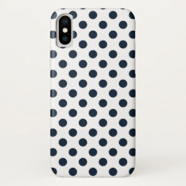 Blaue Polka-Punkte Case-Mate iPhone Hülle