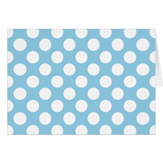 Blaue Polka-Punkte, Polka-Dot-Muster, Punkte, gepu (Vorderseite (Horizontal))