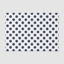 Blaue Polka-Punkte
