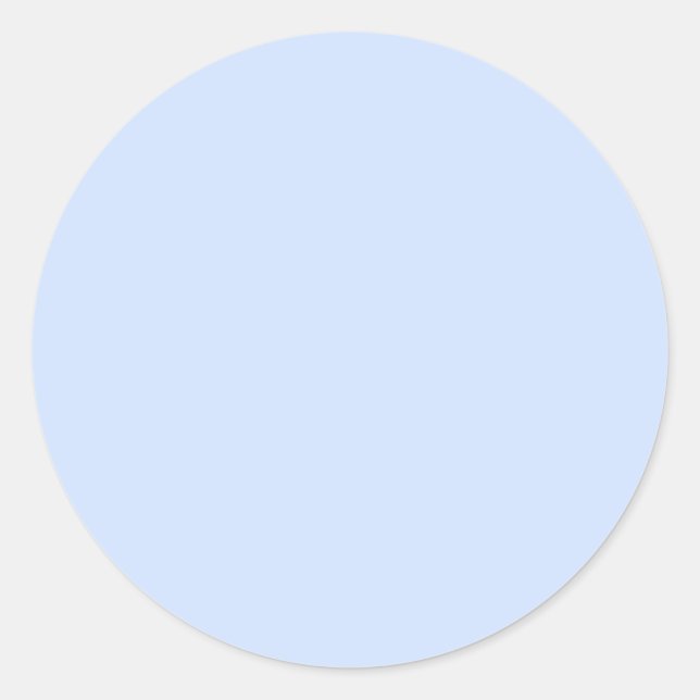BLAUE Pop Farbe Persönlich Runder Aufkleber (Vorderseite)