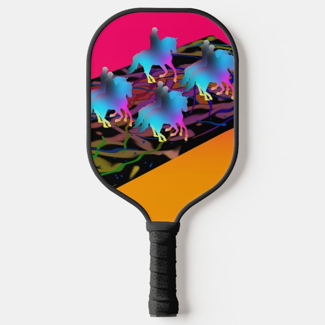 Blaue Pranzpaddel Pickleball Schläger (Vorderseite)