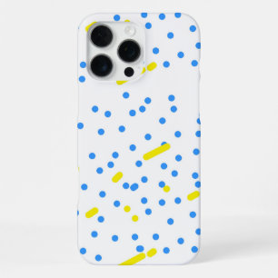 Blaue Punkte iPhone 16 Pro Max Hülle