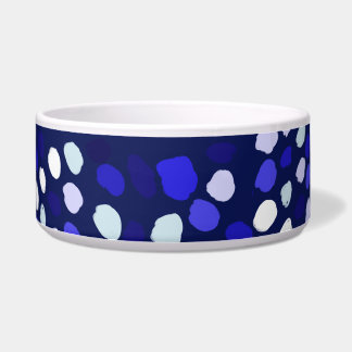 Blaue Punkte Mehrfarbige Lustige Geometrische Gest Napf