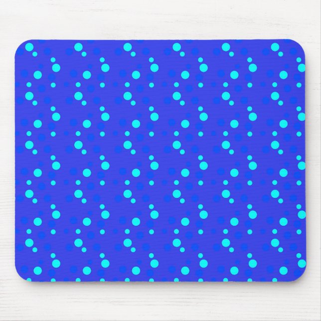 blaue Punkte Mousepad (Vorne)