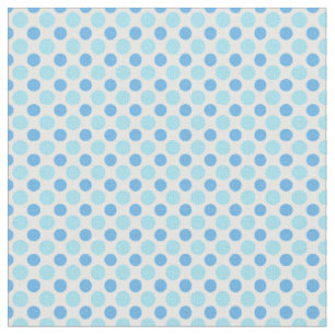 blaue Punkte Stoff