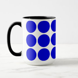 Blaue Punkte Tasse