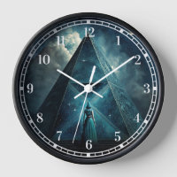 Blaue Pyramide Surreale Visionäre Kunst