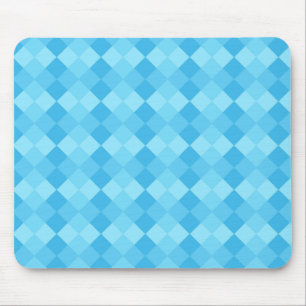 Blaue Quadrate Mousepad
