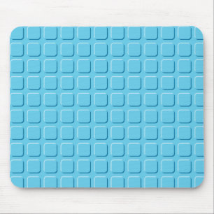 Blaue Quadrate Mousepad