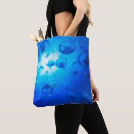 Blaue Qualle Tasche