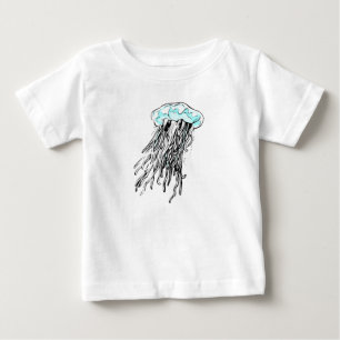 Blaue Quallen Baby T-shirt