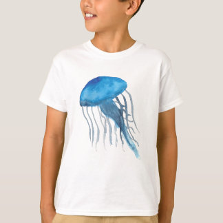 Blaue Quallen T-Shirt