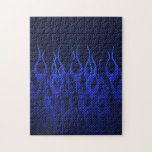 Blaue Racing Flammen auf Carbon Fibre Print<br><div class="desc">Ein individuelles Design für eine Dekoration im Stil Blue Racing Flames on Carbon Fibre Print. Klingt gut,  eine tolle Geschenkidee. Einführung</div>