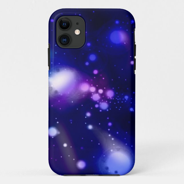Blaue Raumkosmos-Nebelfleckgalaxie Case-Mate iPhone Hülle (Rückseite)