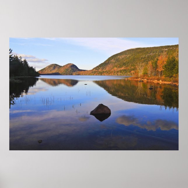 Blaue Reflektionen Poster (Vorne)