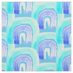Blaue Regenbogenfarbe Liebe Stoff