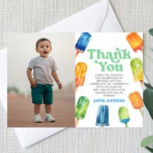Blaue Retro Popsiv Custom Picture Birthday Party