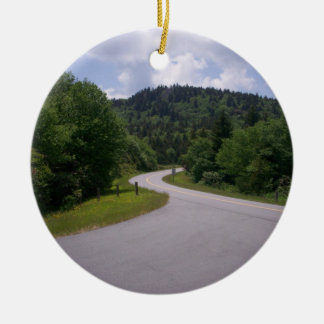 Blaue Ridge-Allee-landschaftlicher Weg Keramikornament