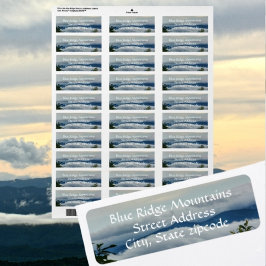 Blaue Ridge in Wolken