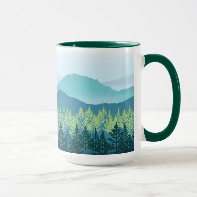 Blaue Ridge-Kinderzimmer-Tasse Tasse (Rechts)