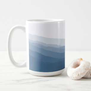 Blaue Ridge Mountains Originalkunstwerke Kaffeetasse