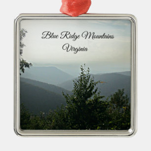 Blaue Ridge Mountains, Virginia Ornament Aus Metall