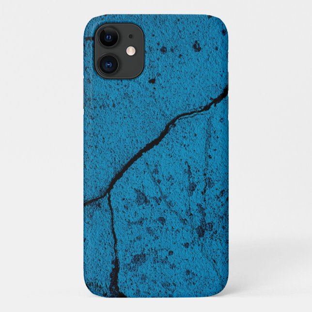 Blaue Risse an der Wand Case-Mate iPhone Hülle (Rückseite)