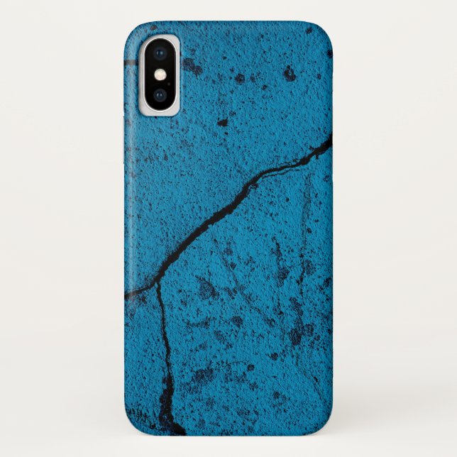 Blaue Risse an der Wand Case-Mate iPhone Hülle (Rückseite)