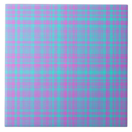 Blaue Rosa Karomuster Fliese