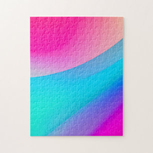 Blaue rosa Ombre-Wasserfarbe abstrakt pastell