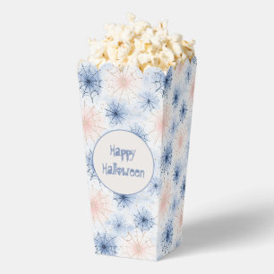 Blaue rosa Spinnennetze Halloween-Party Geschenkschachtel