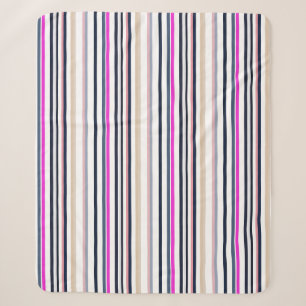 Blaue Rosa und Sandstreifen Sherpadecke