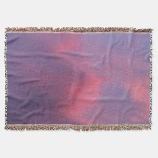 Blaue rosa Wolken Decke (Vorderseite)