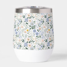 Blaue Rosafarben Cottagecore Wildblume