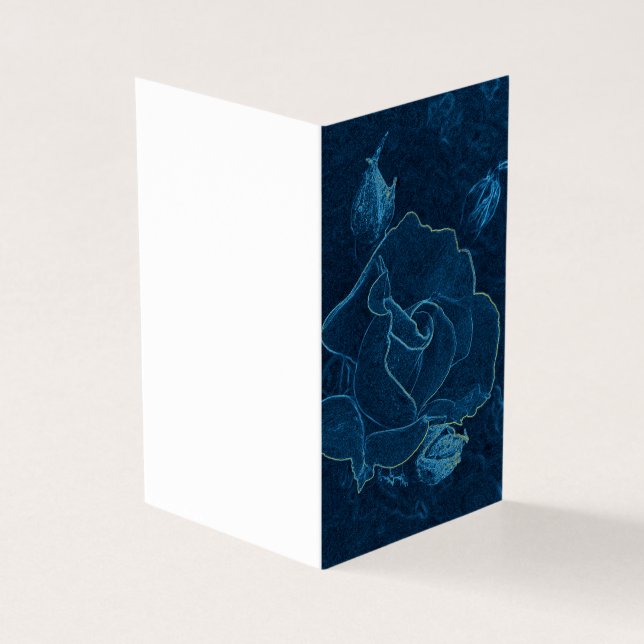 Blaue Rose (Vorderseite)