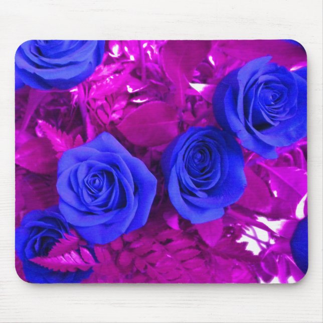 Blaue Rose 2 Mousepad (Vorne)