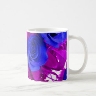 Blaue Rose 2 Tasse