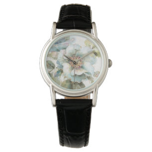 Blaue Rose Armbanduhr