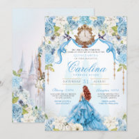 Blaue Rose Aschenputtel Königliche Prinzessin Quin