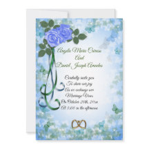 Blaue Rose - Frühjahr-Hochzeit