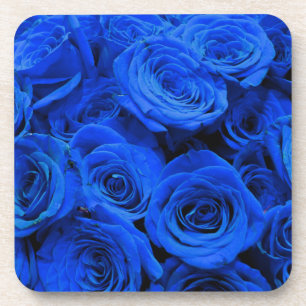 Blaue Rose Getränkeuntersetzer