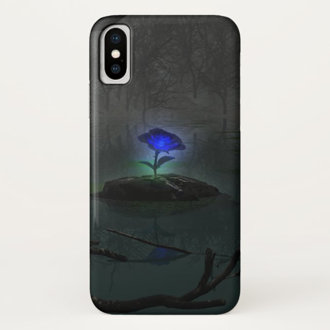 Blaue Rose iPhone Case-Mate Case-Mate iPhone Hülle (Rückseite)