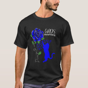 Blaue Rose Katzenpaws für die Kur-ARDS-Sensibilisi T-Shirt