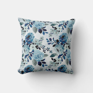 Blaue Rose Kissen
