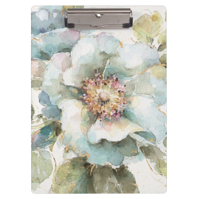 Blaue Rose Klemmbrett (Vorderseite)